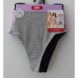 Parade Womens Modal & Mesh Thong Underwear Multicolor Multisize NWT